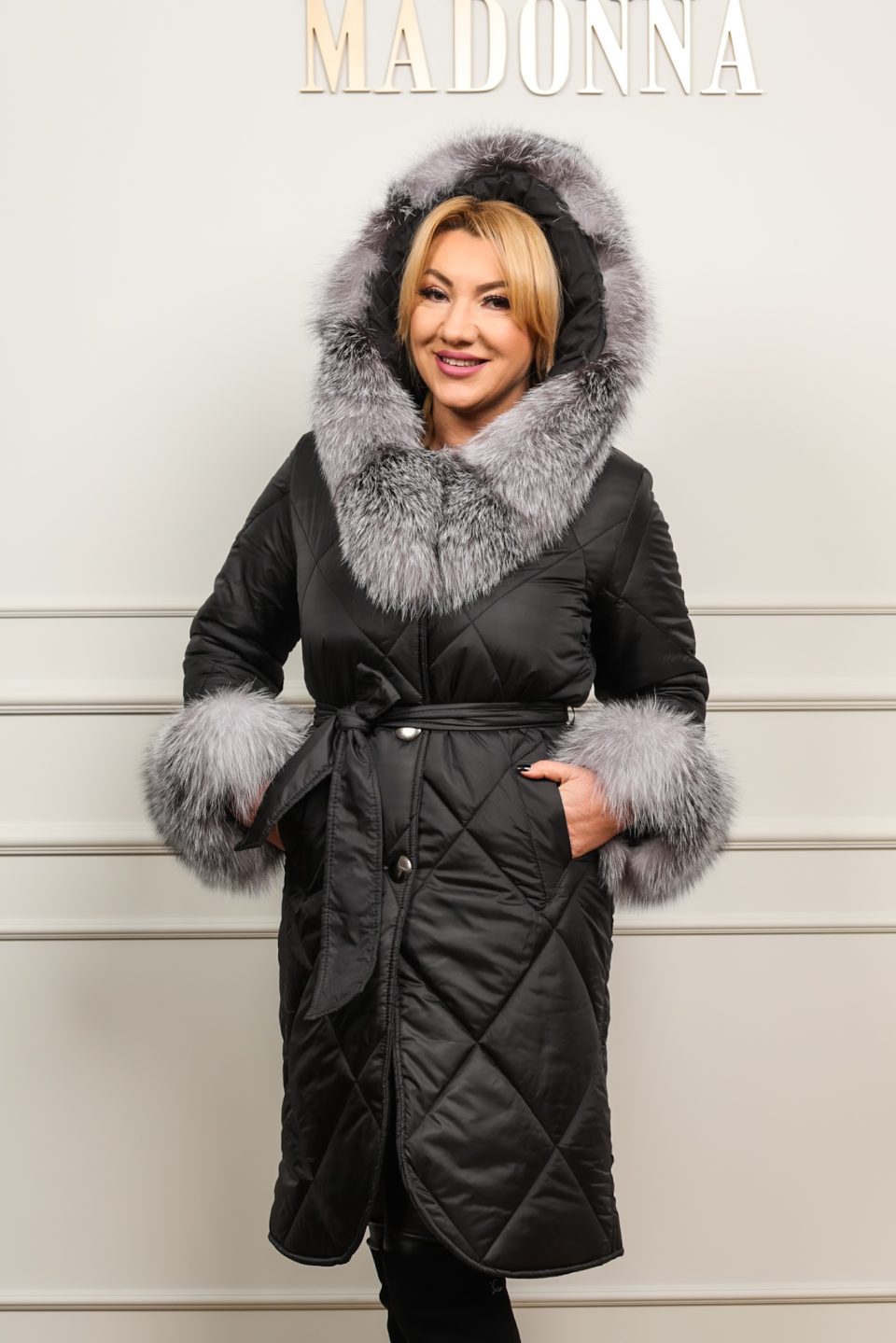 Geaca Blana Naturala Vulpe Rosalia