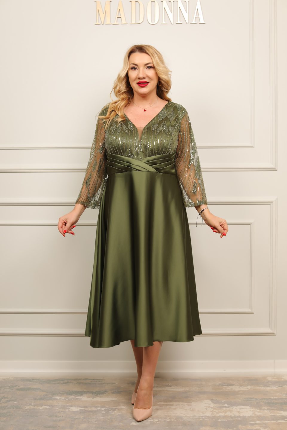 Rochie Gilda Kaki