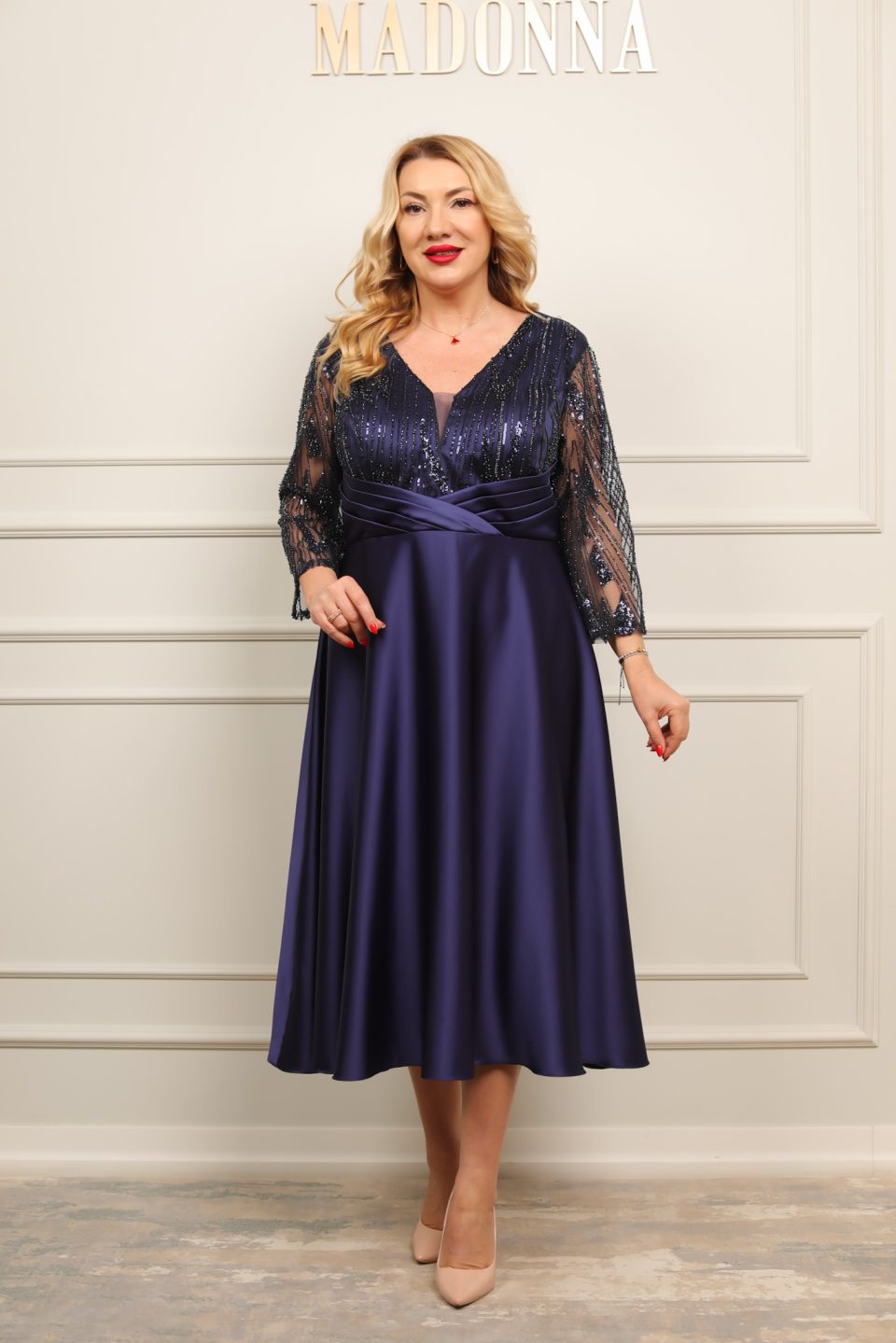 Rochie Gilda Bleumarin