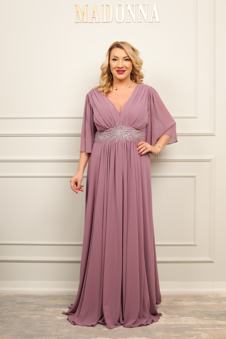 Rochie Odiseea Roz Prafuit