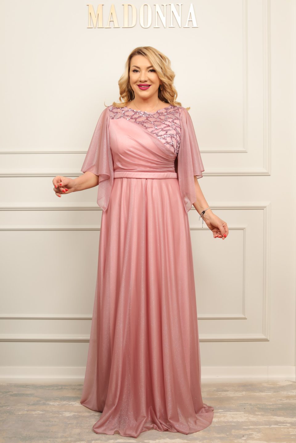 Rochie Petruta Roz Somon