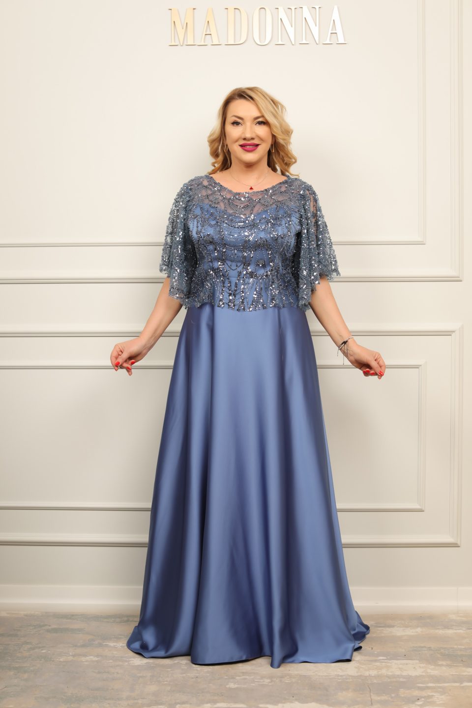 Rochie Marinela Albastru Gri