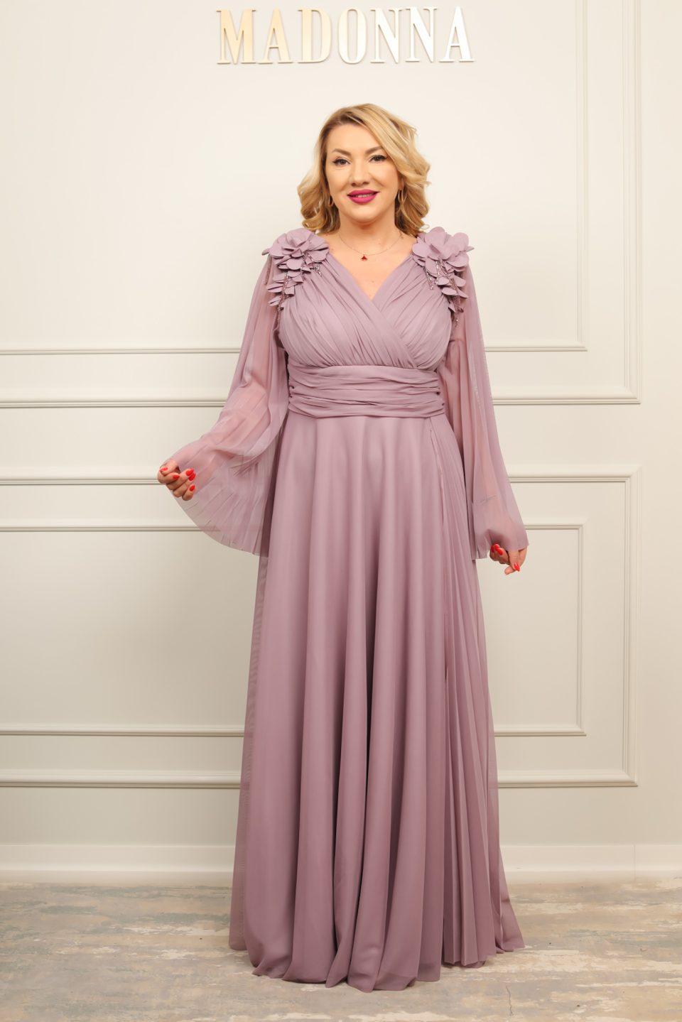 Rochie Vanesa Mov Prăfuit